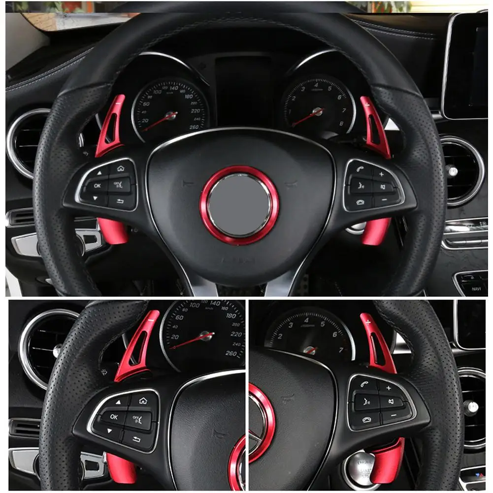 1 пара рулевого колеса автомобиля сдвиг весло переключения расширение для Mercedes Benz A B C E GLE класс S450 S560 S550 S600 SL450 SL400 SLC