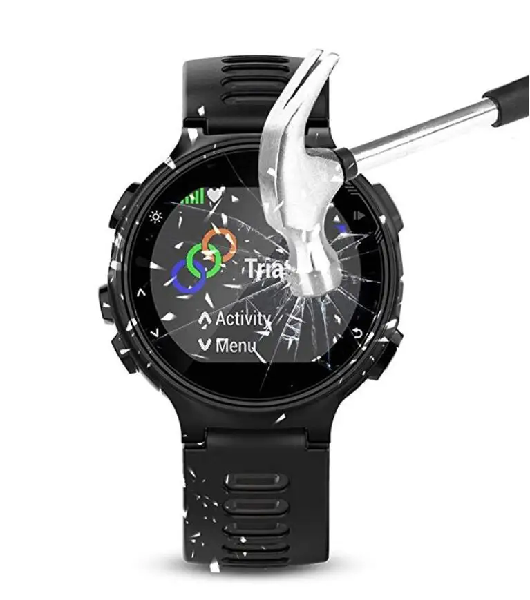 Защитная пленка для экрана Garmin Forerunner 235 из закаленного стекла 9H для смарт-часов Garmin 235 935 230 735