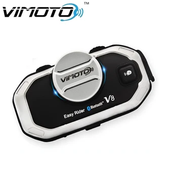 

Vimoto V8 Motorcycle Bluetooth Helmet Headsets Intercom BT Wireless Interphone intercomunicador bluetooth para motocicleta
