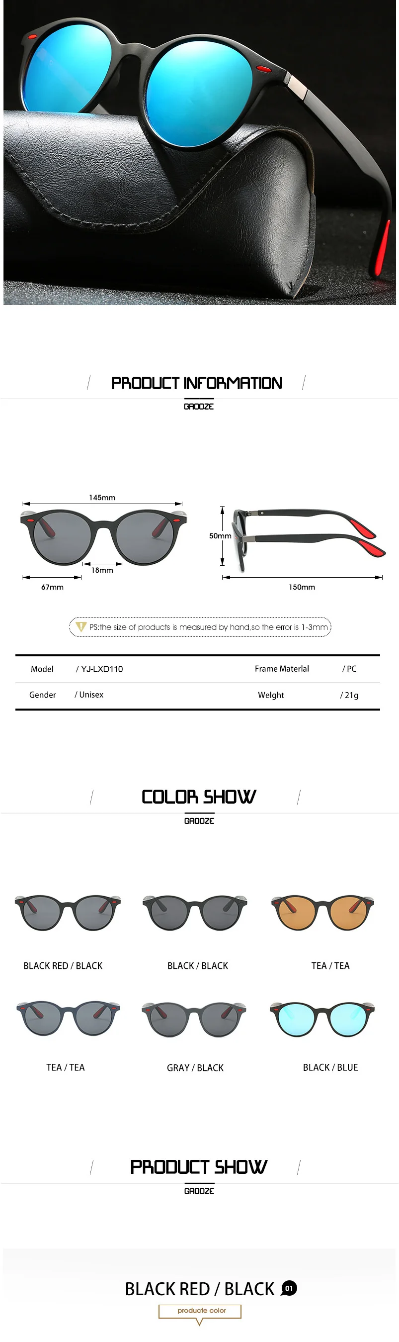 偏光太阳镜_个性tac新款圆框偏光太阳镜男司机驾驶镜女墨镜---阿里巴巴_02