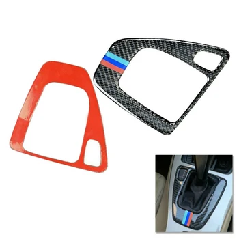 

Sticker Knob Cover Trim For BMW E90 E92 E93 3 Series 05 Auto Carbon Fiber Shift
