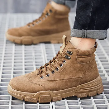 

Martin boots men's 2020 spring festival new retro high-top boots men's wild casual shoes england trend tooling boots sneakers
