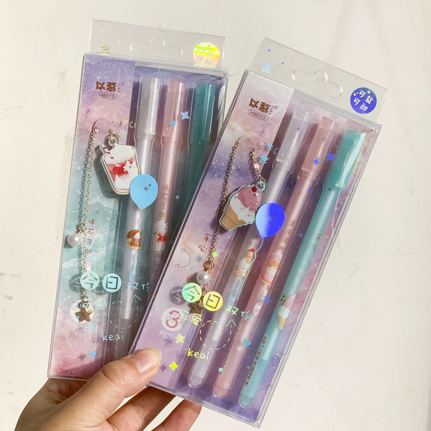 10 упак./лот круто с закладки черные чернила для гелевой ручки рекламные