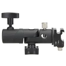 

E Shape Universal Metal Flash Bracket Stand Hot Shoe Speedlite Umbrella Holder Umbrella Mount Adapter for Photo Studio ACEHE