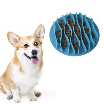 

Pet Dog Cats Food Slow Feeder Jungle Design Puppy Anti Slip Proof Bowl Stop Maze Bowls Healthy Eating Feeding Bloat Supplies#1