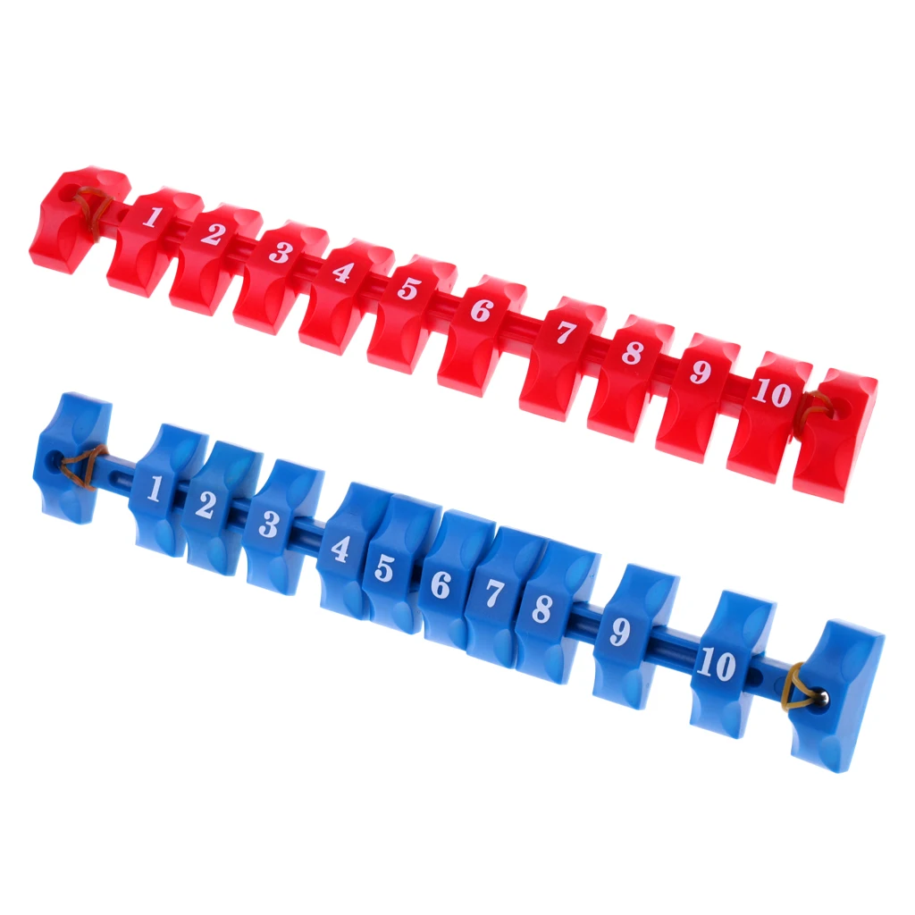 2 Pieces Blue & Red  Foosball Soccer Table Football Counter Score Units Keeper