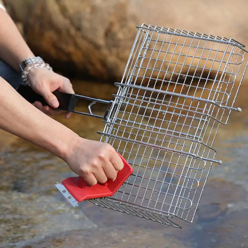 3 в 1 Бытовая многофункциональная Чистящая Щетка для барбекю плита гриль щетка из