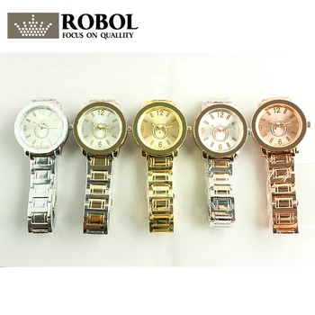

RLLEN Stainless Steel Men Women Couples Quartz Watches Fashion Luxury Jewelry Gift Exquisite Retro Original Copy Jewelry