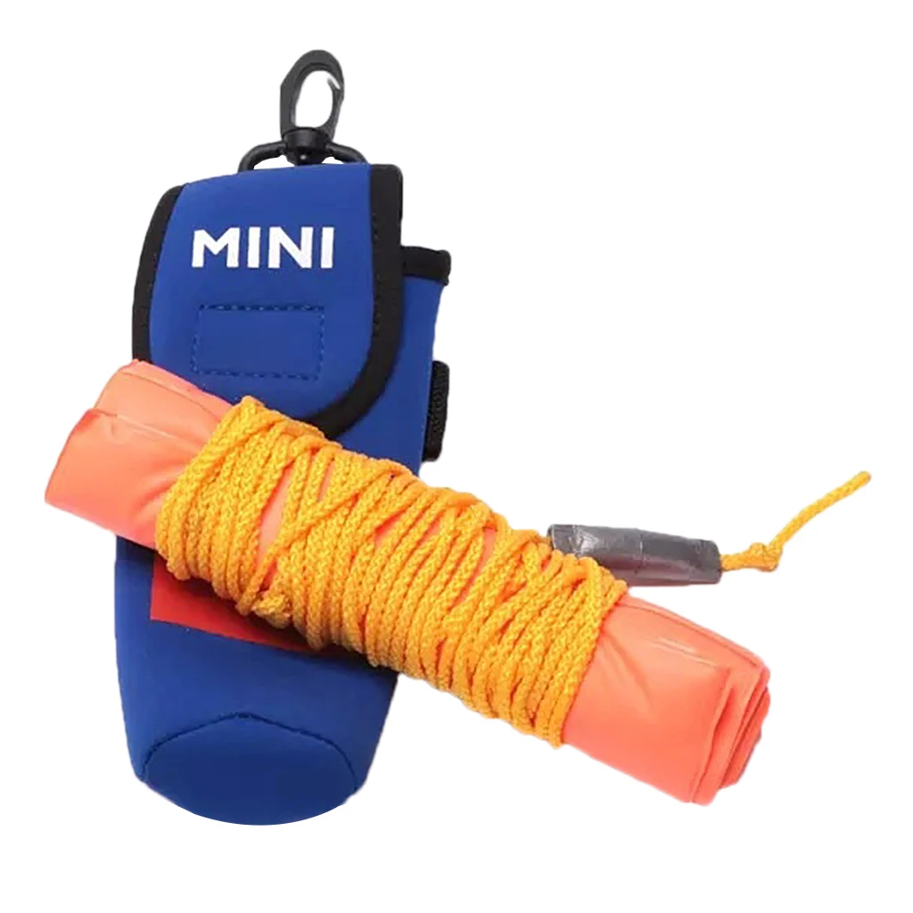 High Visibility Scuba Diving Diver Surface Marker Buoy SMB With Yellow Line