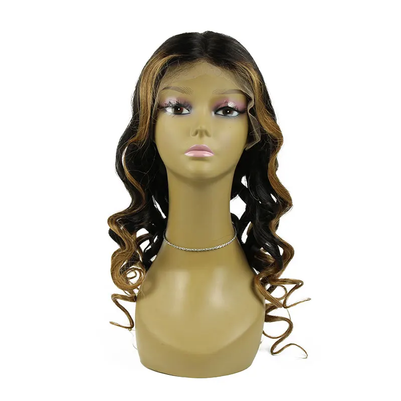 Бразильский объемный волнистый парик фронта шнурка парик длинный кудрявый фронта шнурка человеческих волос парик предварительно выщипанный 13X4 13X6 Remy для черных женщин