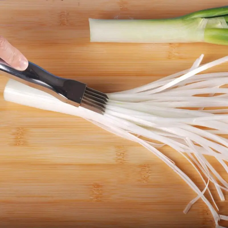 Многоцелевой лук резак из нержавеющей стали пластиковый слайсер для овощей