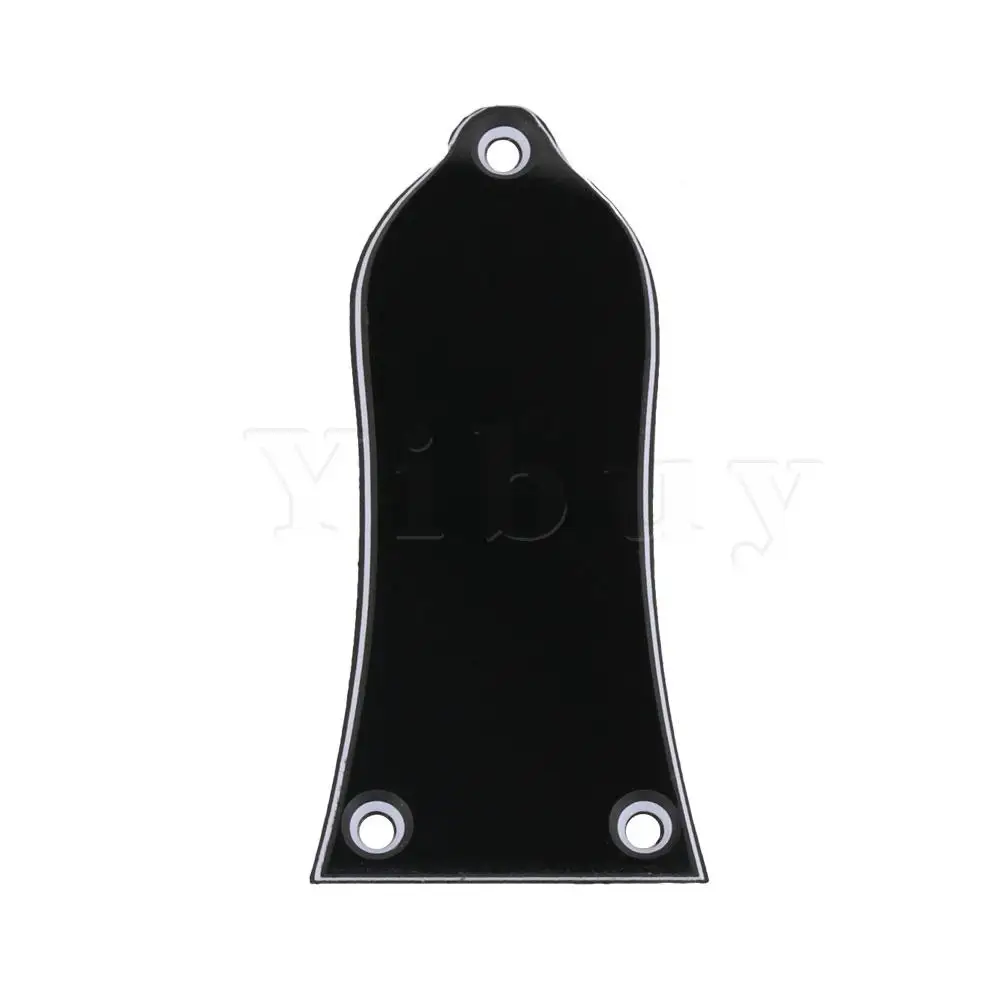 Yibuy 3 Colors Square Shape DIY Neck Plate & Screws for Electric Guitar 