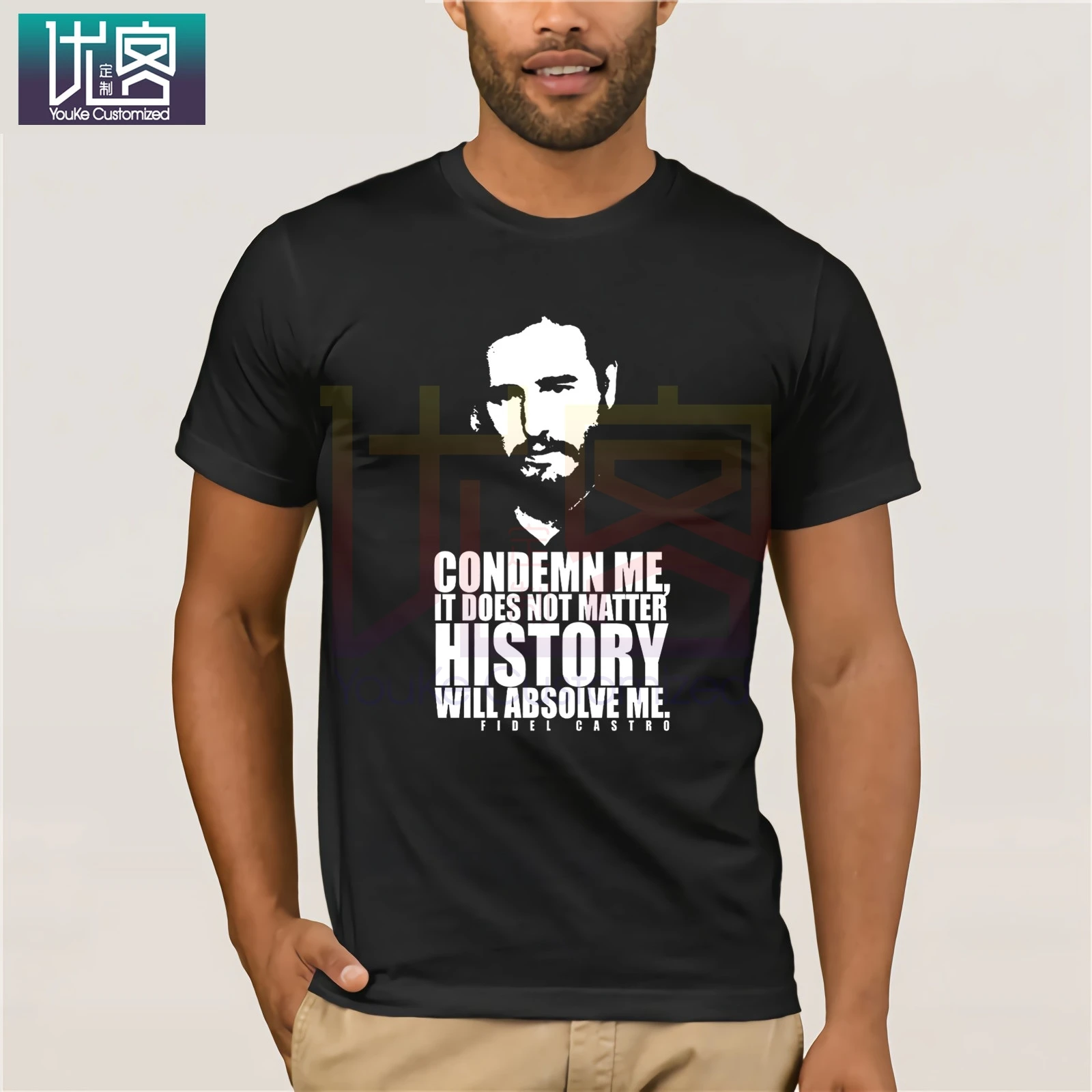2020 Новая летняя стильная модная футболка Фидель кастрио революция Куба