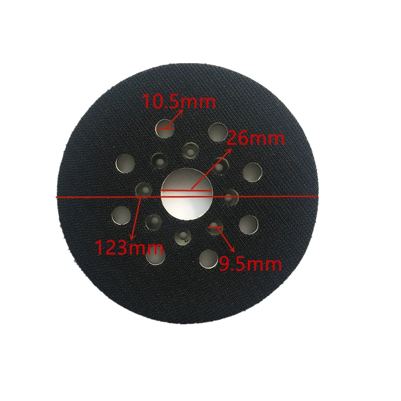 125 мм шлифовальная подложка замена для Bosch GEX 1 AE с 8 отверстиями 2609100541 OEM Коврик