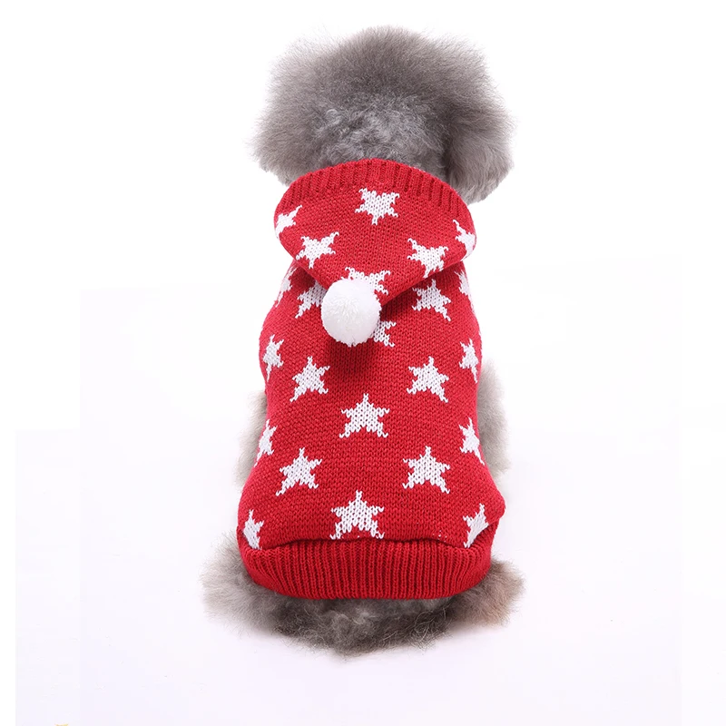 1 шт., Рождественская Одежда для собак, свитер со щенком для домашних животных, для чихуахуа, Йоркского питомца, зимняя теплая одежда для собак, мягкие рубашки, одежда - Цвет: H