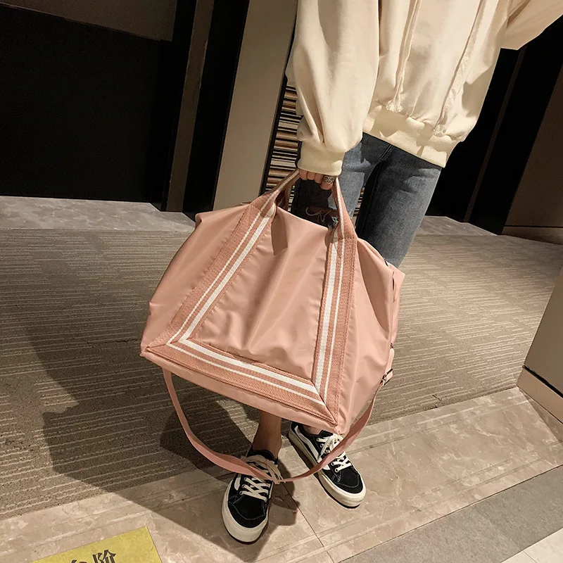 

Ladies'Leisure and Fitness Yoga Bag Large Capacity Travel Single Shoulder Handbag Simple Fashion Luggage Bag
