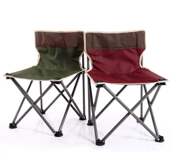 

Outdoor Portable Leisure Folding Chair Thick Aluminum Fishing Chair Camping Beach Barbecue Chair Self-driving Chair Q370