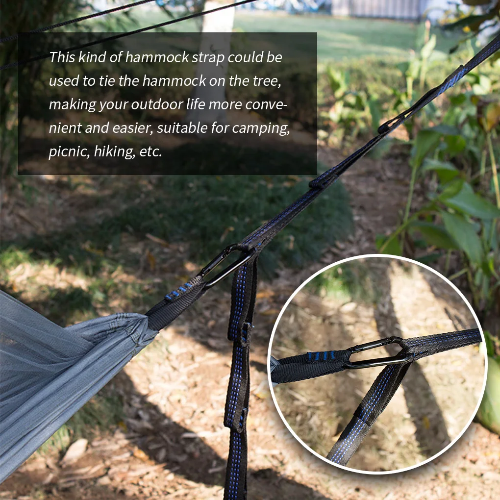 2 шт. на гамак ремни наружные Подвесные качели регулируемые переносные дерево для