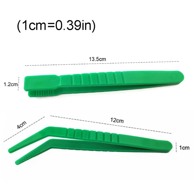 10pcs Plastic Bug Insect Catcher Tongs Tweezers for Kids Children Biology Study 3