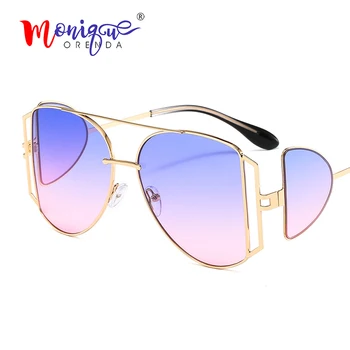 

Round Fashion Sunglasses for Women Vintage Gradient Sun Glasses Luxury Personality Sunglasses Men Eyewear UV400 Lentes De Sol
