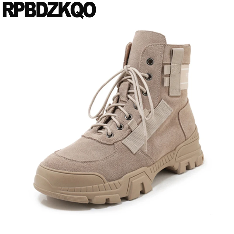 womens suede lace up booties