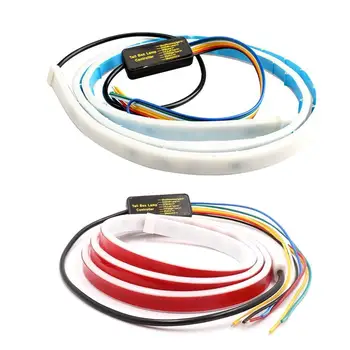 

Promotion! 1.2m 12V Car Four Colors Flow Type 36 LED Strip Driving Turn Light Brake Car Signal Tailgate Waterproof V5P1