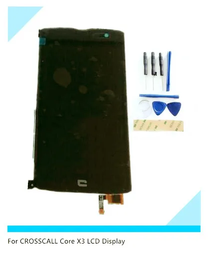 

RYKKZ For CROSSCALL Core X3 LCD Display With Touch Screen Digitizer Assembly Replacement With Tools