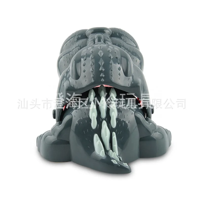 Trick Biting Monster King Electric Large Size Bite Finger Sharks Shining Sound Making Bite Finger Trick Toy