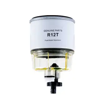 

R12T Spin On Practical For Boat Fuel Filter Electroplated Plate Water Oil Separator Easy Install Replacement Parts Tanker