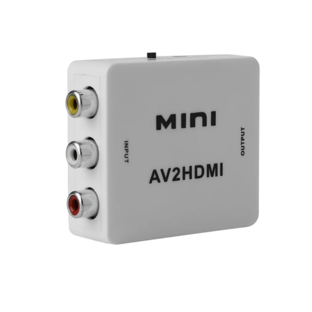 Универсальный мини 1080P AV в HDMI адаптер конвертер ANQ-M609 Профессиональный для ПК ноутбук планшет DVD HDTV