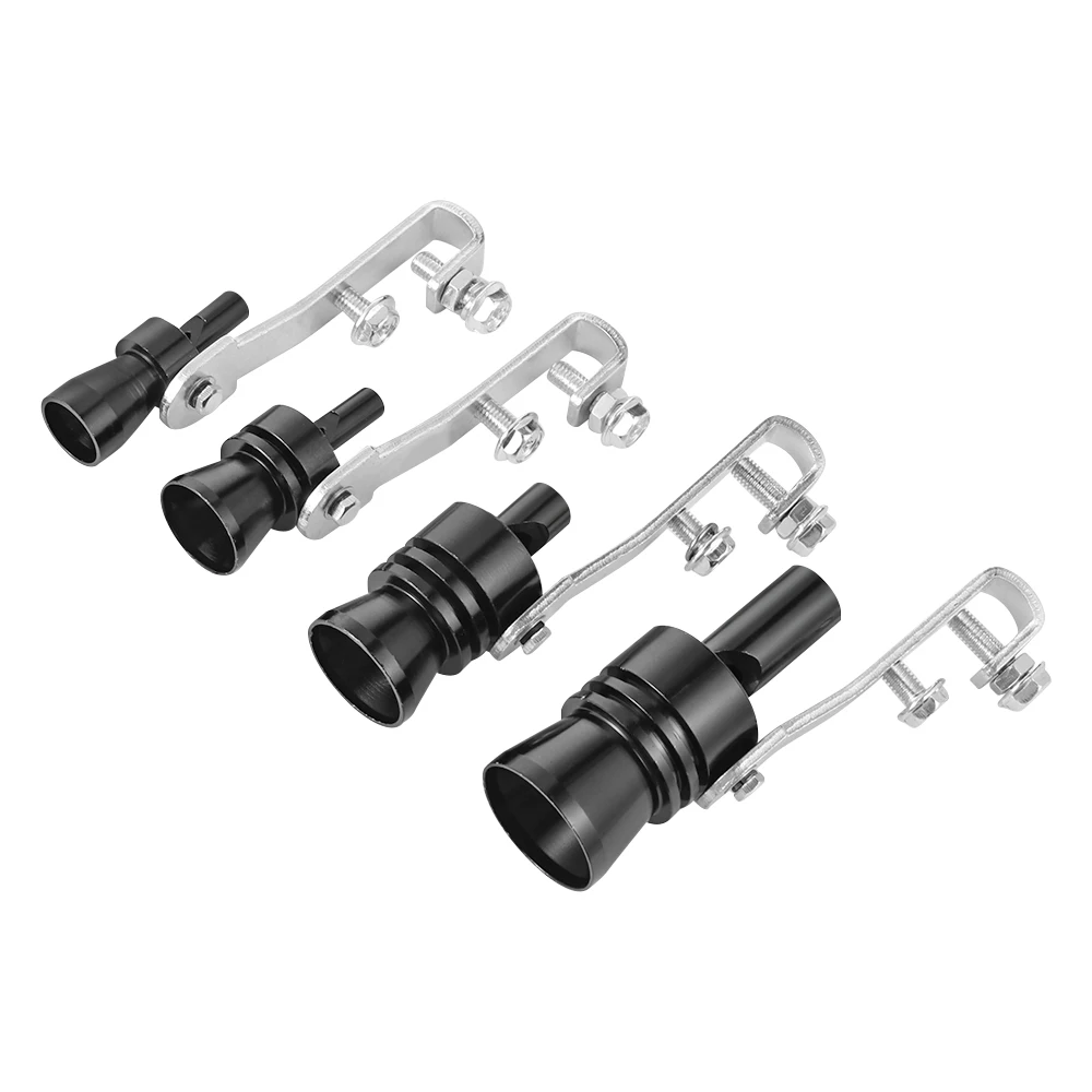 Car Turbo Exhaust Pipe Oversized Roar Maker Sound Whistle Simulator Muffler Pipe Whistle Auto Replacement Parts 1PC automobile turbine whistle
