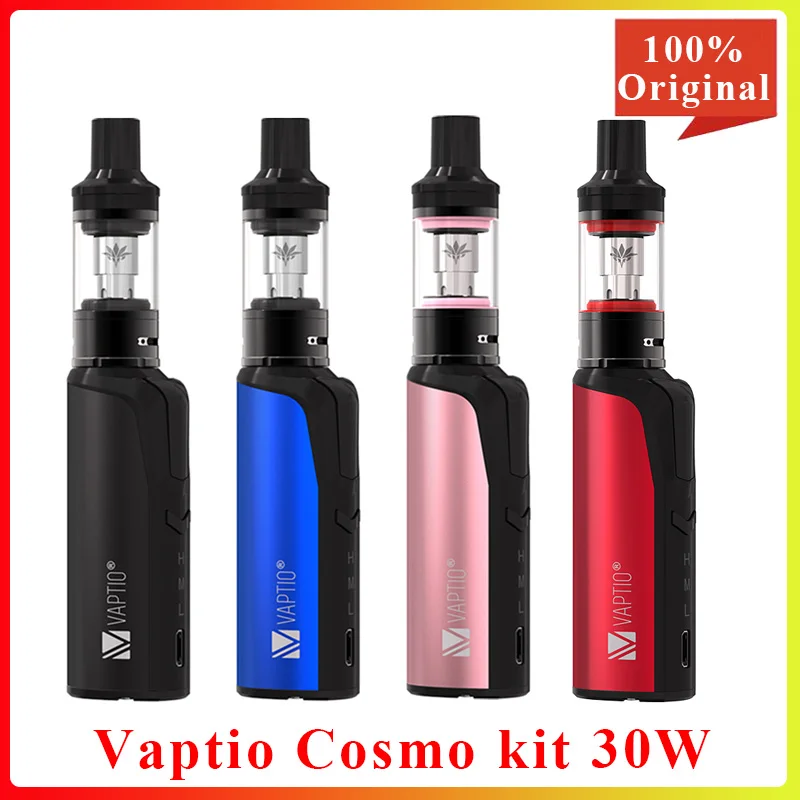 

Newest Vaptio Cosmo kit 30W vape pen kit 1500mAh & 2ml Atomizer better than justfog q16 vape starter Kit e-cigs vape for vaper