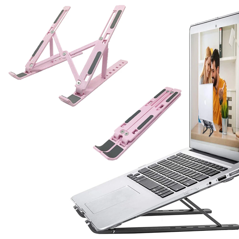 Portable Laptop Stand  Adjustable Laptop Holder Tablet Bracket Foldable Macbook Support Notebook Base For PC Computer