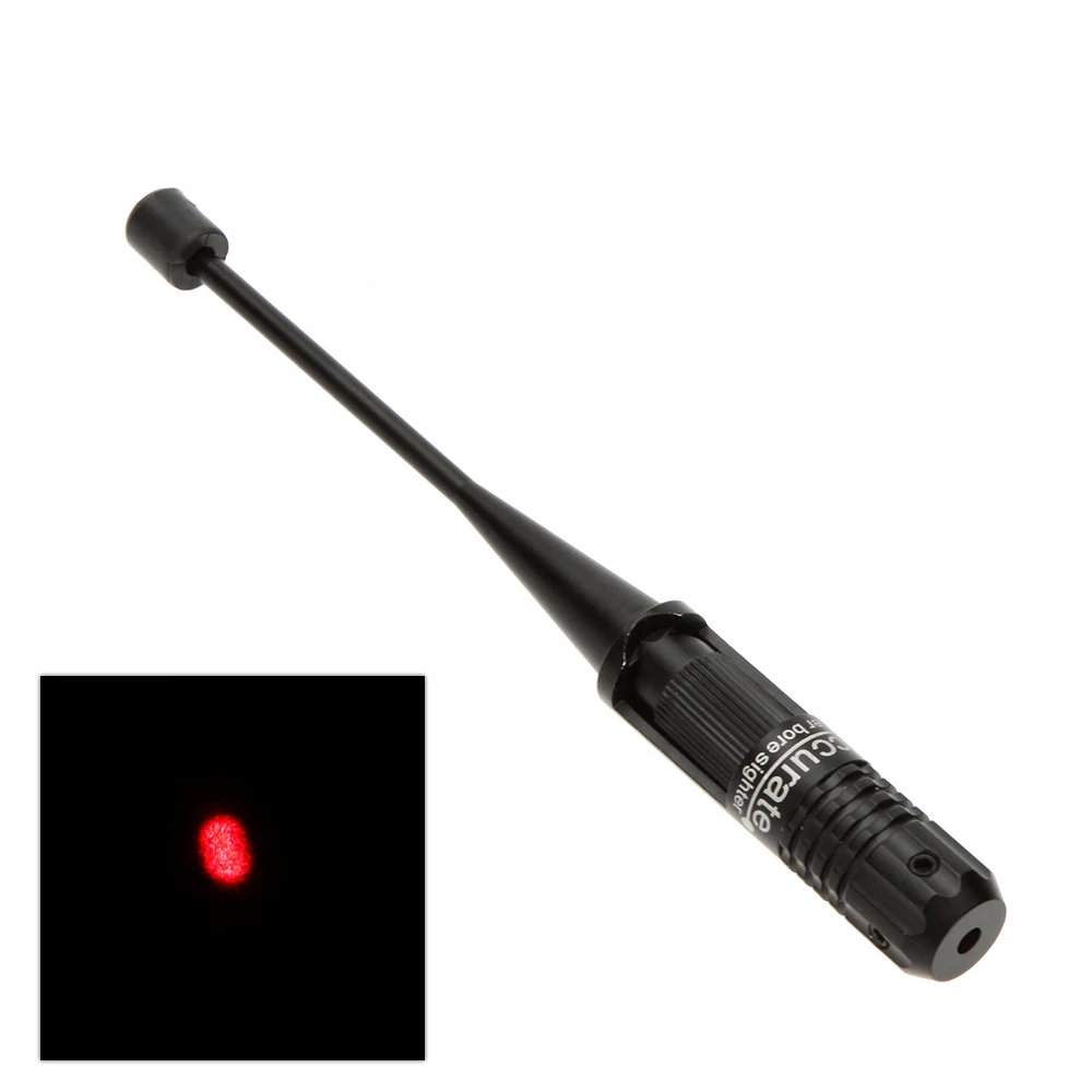 Лазерный сверлильный Sighter Boresighter комплект для. 22-.50 калибра красный/зеленый точка прицел коллиматор отверстие Sighter с 4 адаптерами