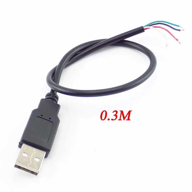 2 Pin/4 Pin Micro USB 2,0 Женский/Штекерный соединитель 5 в кабель для DIY 2 провода шнур питания 4 провода транспортный разъем передачи данных адаптер