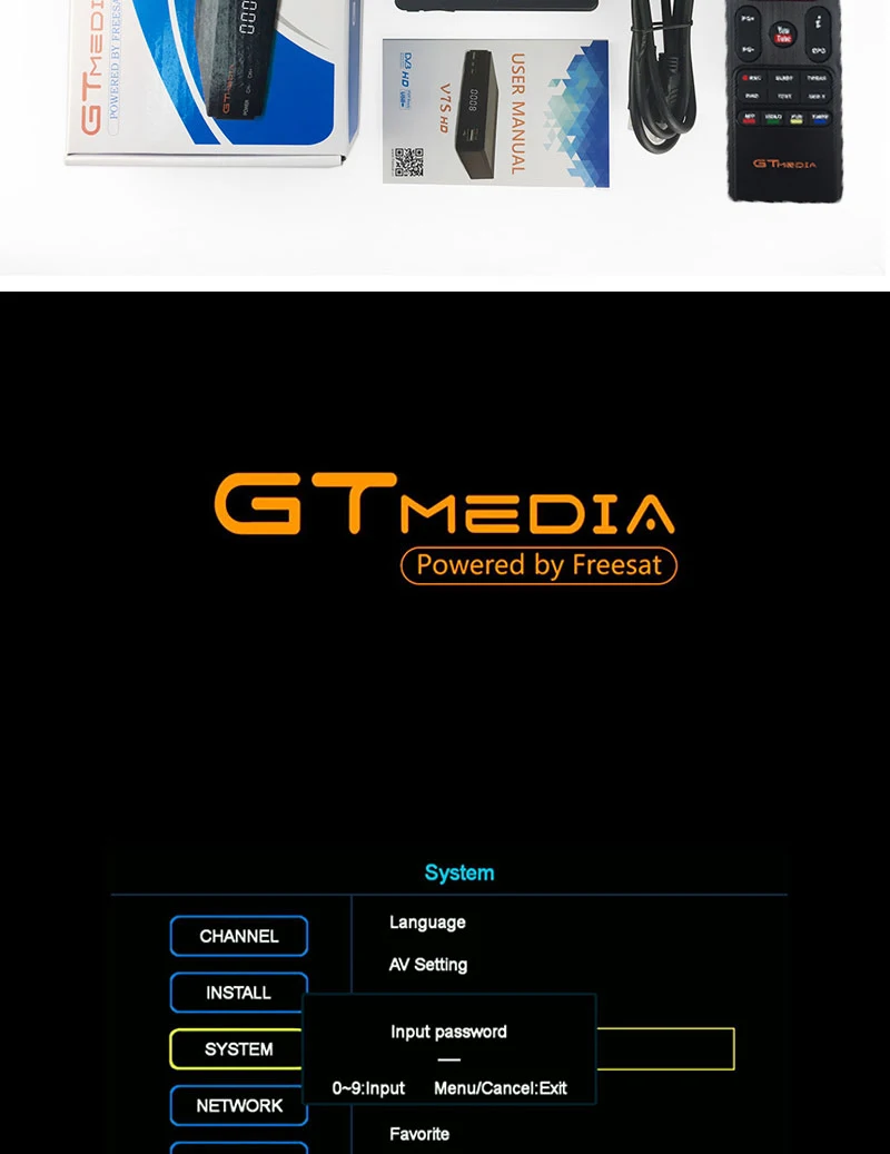 Горячая Распродажа спутникового ТВ GTMEDIA V7S HD спутниковый ресивер 1080P USB wifi dvb t2 сетевой обмен 1 год Испания cccam tv box
