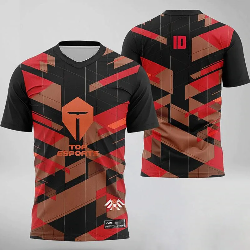 2021 LOL Game LPL E-Sports FPX TES JDG SNG RNG EDG Team Uniform Custom ID Men Women Tees Casual Streetwear T-shirt2021new style