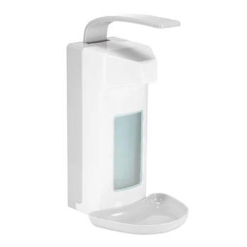 

Liquid Soap Dispenser Elbow Press Disinfectant Dispenser Wall-Mounted Soap Pumps Soap Dispenser For Home School Hotel Hospital