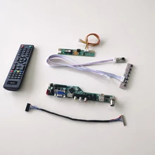 Для B121EW03 V7 V8 V9 T. V56 плата контроллера USB VGA HDMI AV RF клавиатура+ инвертор+ Пульт ДУ LVDS 20Pin 1CCFL ЖК-панель монитор комплект