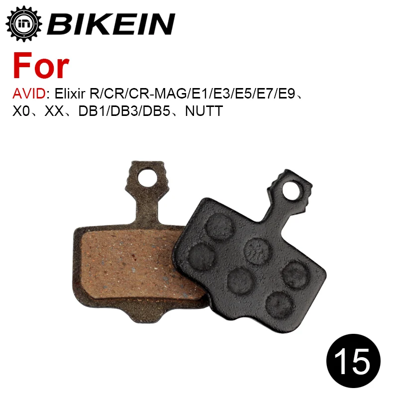 015 BIKEIN MTB велосипед смолы полуметаллические гидравлические дисковые Тормозные колодки для AVID BB5 BB7 Juicy Elixir Nutt Trail код R тормоза pads4 пары - Цвет: 015