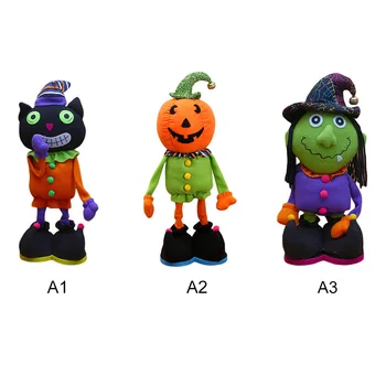 

Creative Halloween Telescopic Doll Funny Toy Kids Cartoon Plush Soft Toy Baby Birthday Gifts Party Home Decoration Supplies J11