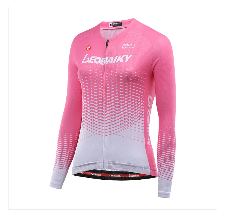LEOBAIKY Pro велосипедная майка женская велосипедная одежда Roupa Maillot ciclismo с длинным рукавом для езды на велосипеде Женская одежда для велоспорта