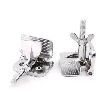 

One Pair Zinc Alloy Butterfly Hinge Clamps DIY Fixing Screen Tool Clip Hardware