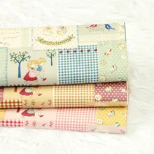 Полуярдовое тонкое Хлопковое платье с милым принтом для маленьких девочек; платье ручной работы; детская одежда из хлопка; B370