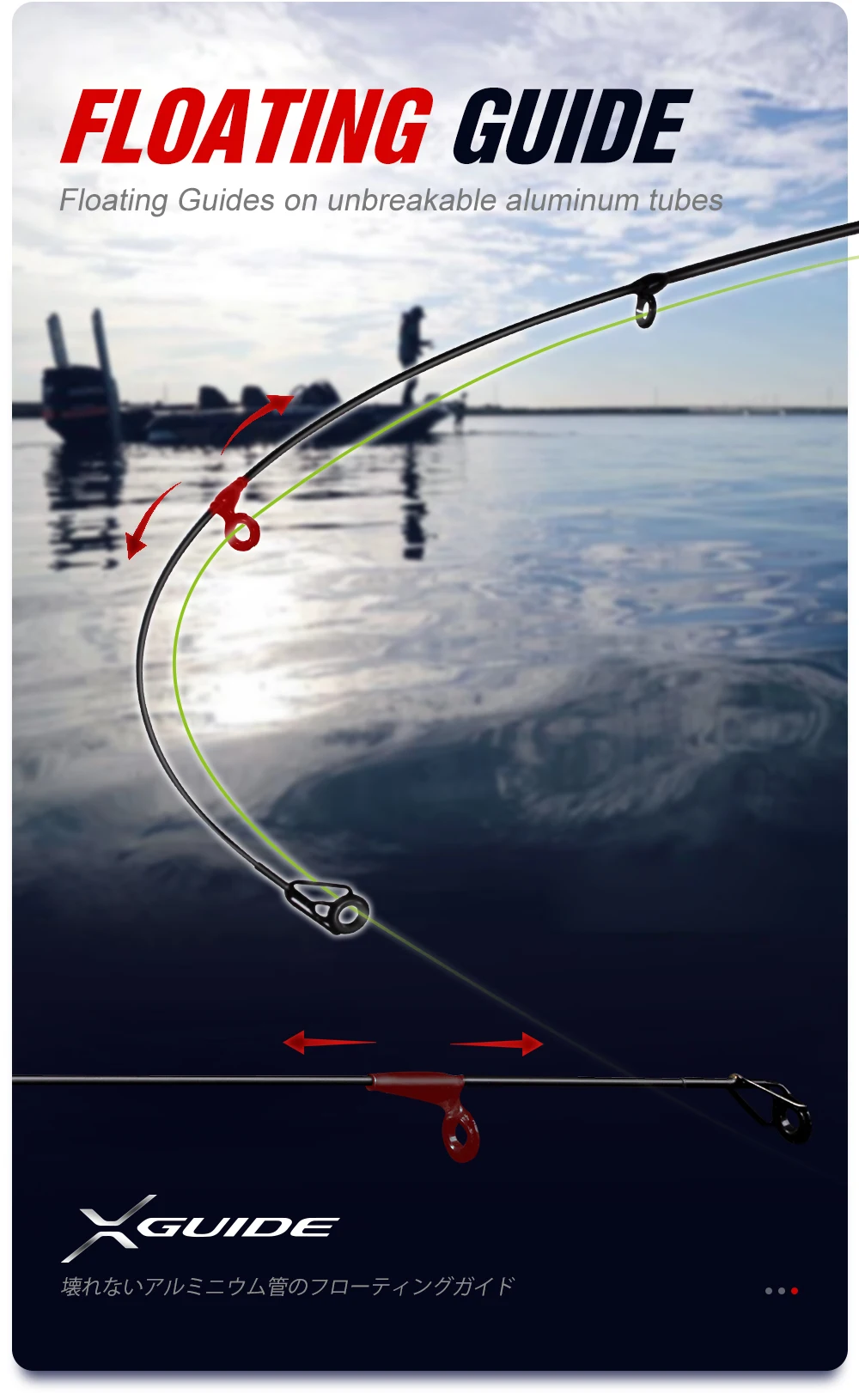 Telescopic Spining Fishing Travel Rod Carbon Vara Telescopic Rods Close Length 54cm Action M Floating Guide Eva Handle Accessor