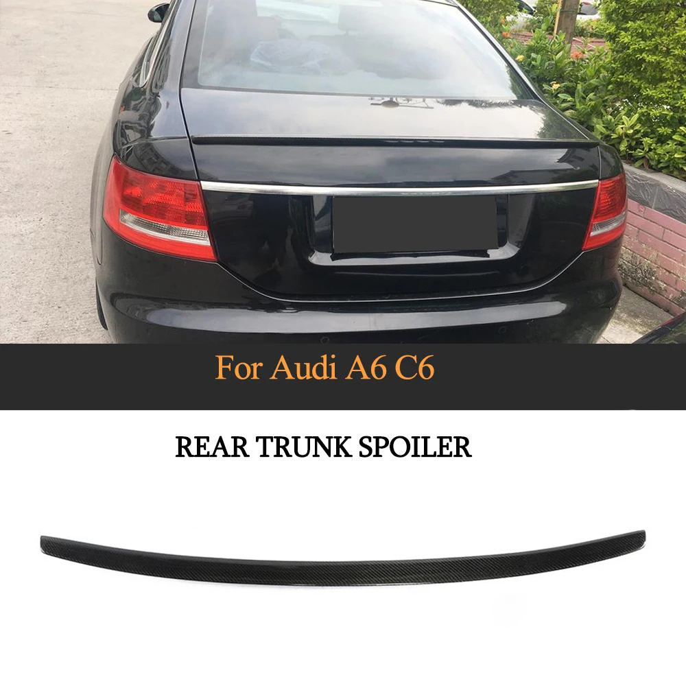 Автомобильный задний спойлер, крыло, багажник для Audi A6 C6 2005-2011 спойлер заднего крыла крышка багажника