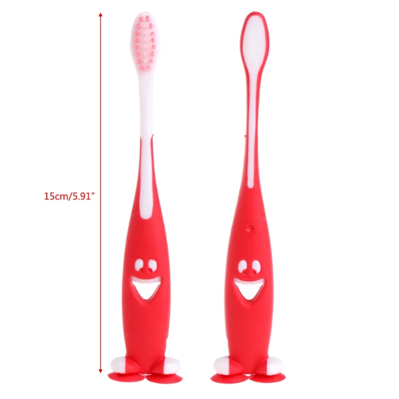 

3Pcs Baby Soft-bristled Toothbrush Smiling Tooth Cleaner Training Dental Care Set GXMB