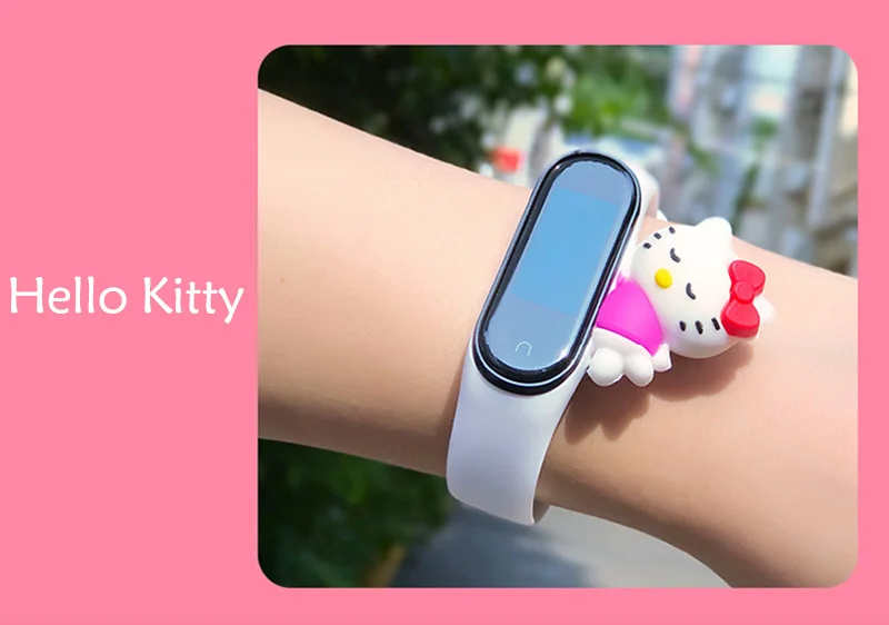 Браслет mi band 4 с мультипликационным принтом для Xiaomi mi Band 3, силиконовый браслет mi band 4/3, сменный ремешок, умные аксессуары