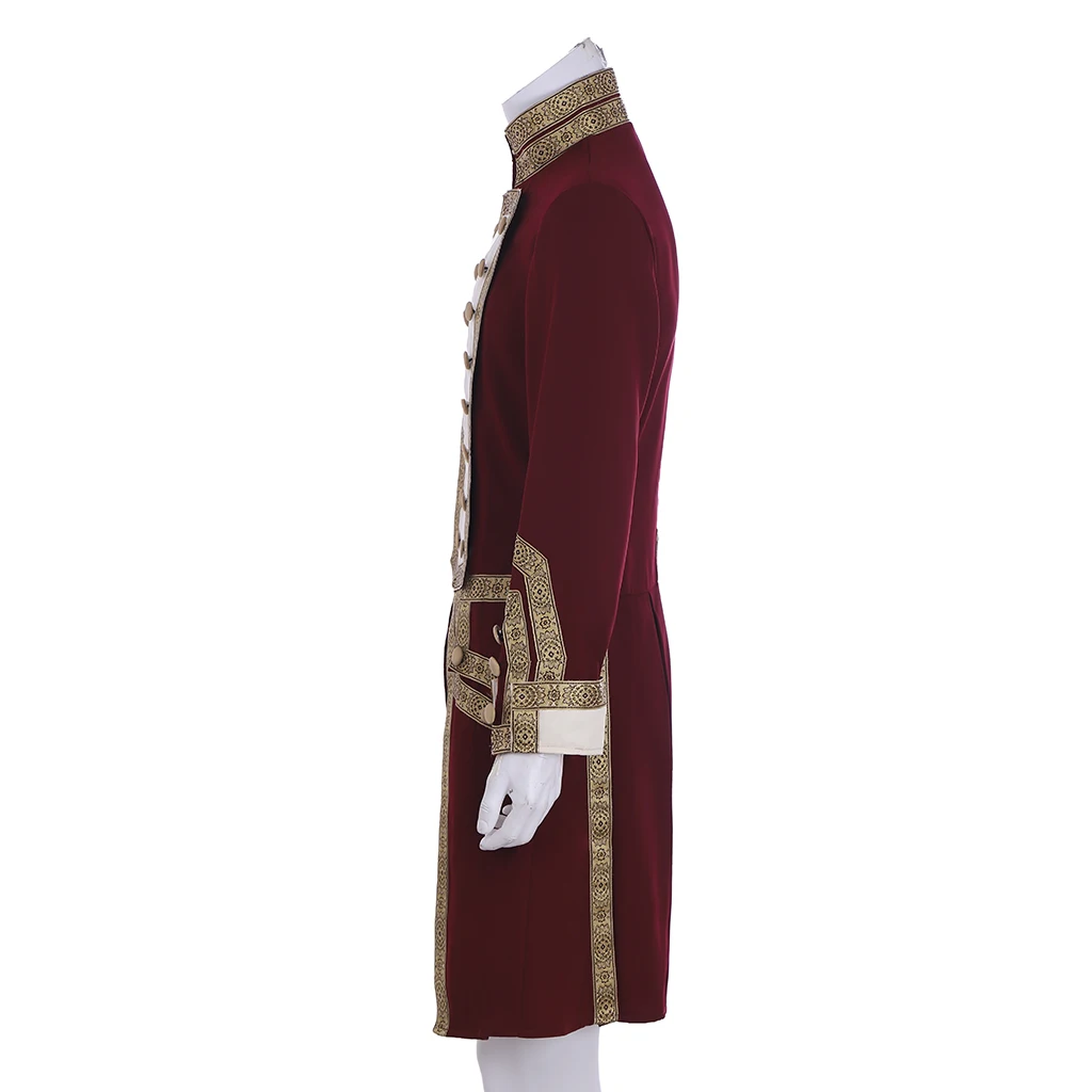 Washington Red Cloak Royal Military Jacket Costume For Mens