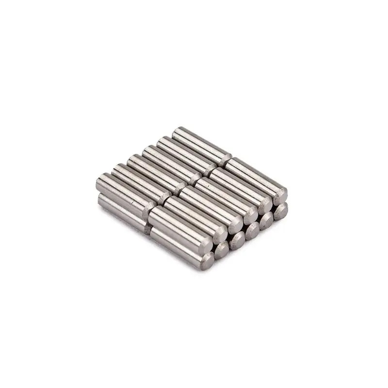 OOTDTY 24pcs Guitar Pickup Metal block Pole Rod Slug magnet Alnico 5 Length 17mm suit for guitar
